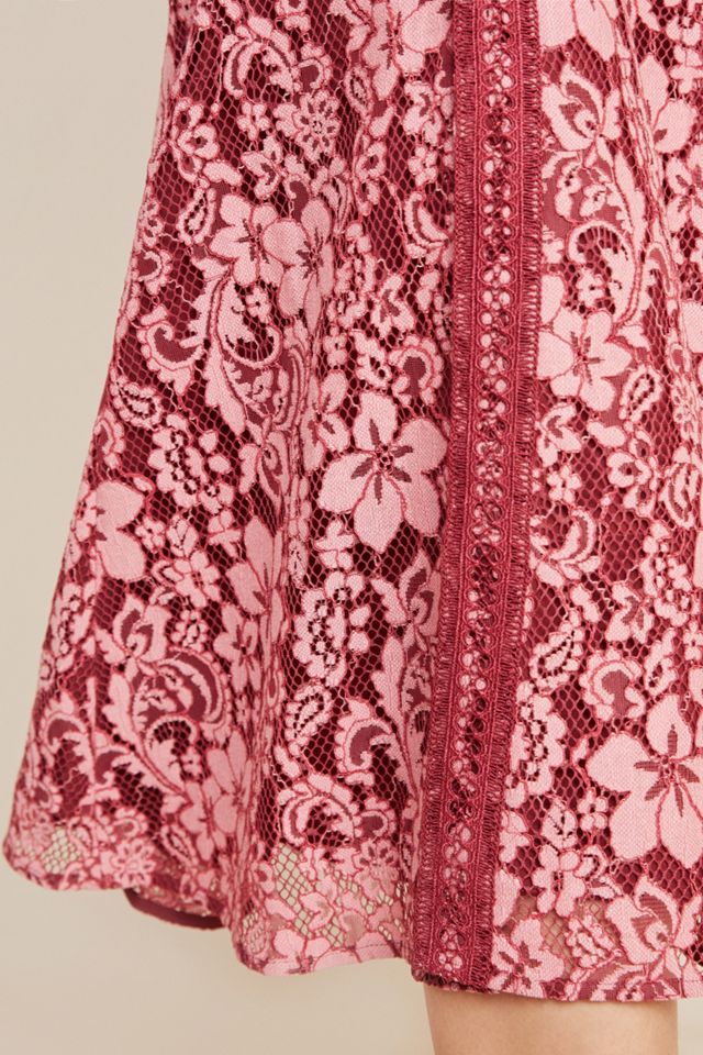 Leticia Embroidered Lace Midi Dress #2
