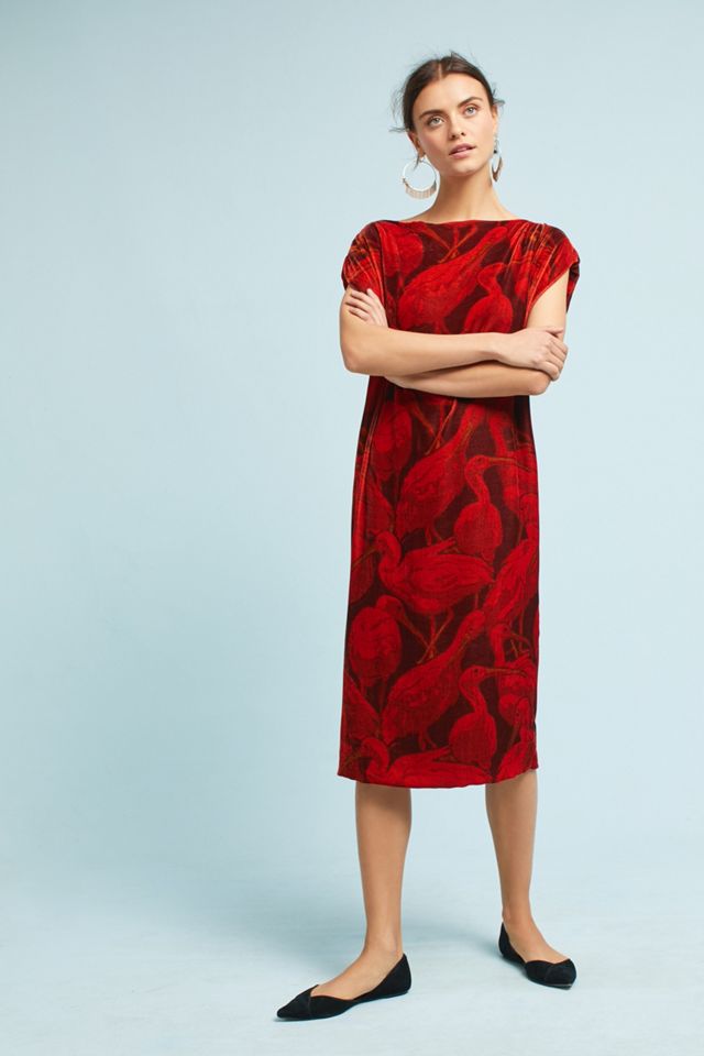 WHIT Velvet Bird Dress #1
