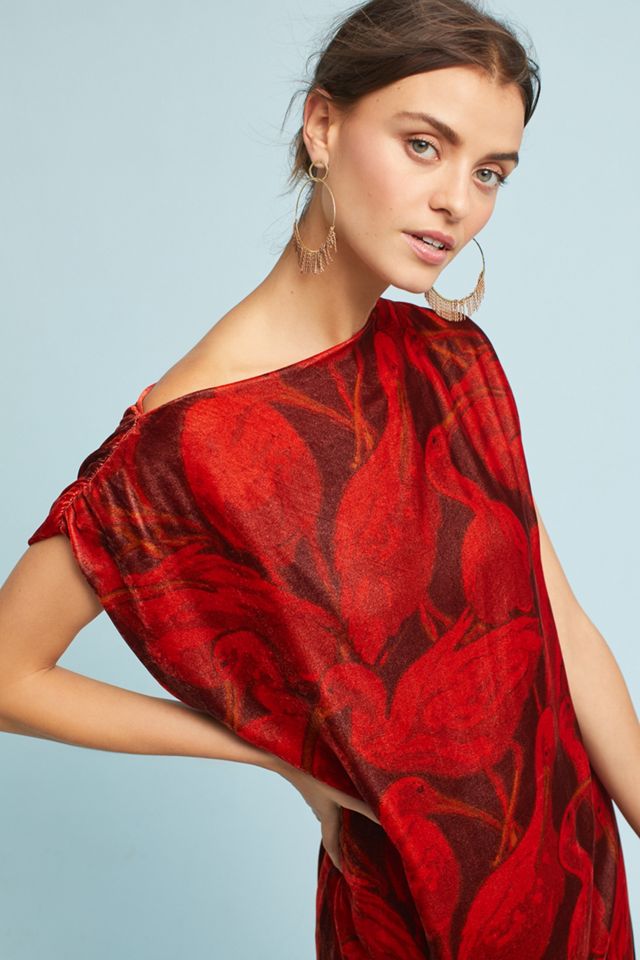 WHIT Velvet Bird Dress #2