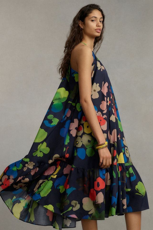 WHIT TWO Floral Halter Midi Dress #2