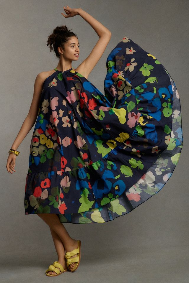 Floral dress outlet anthropologie