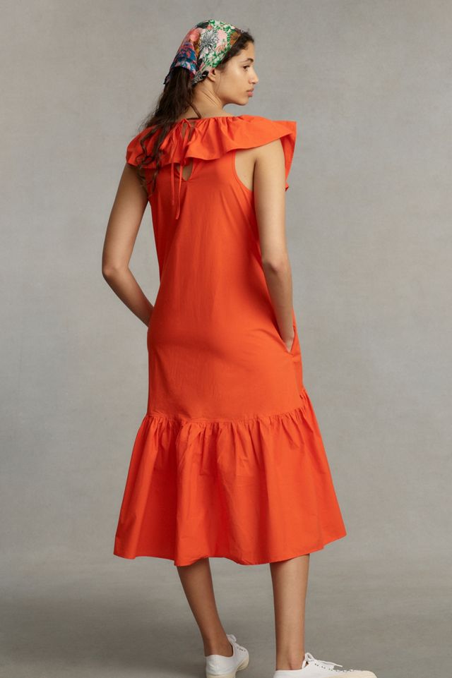 WHIT TWO Flouncy Ruffled Maxi Dress #3