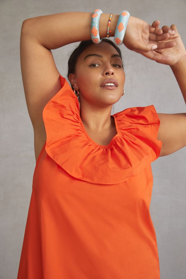 WHIT TWO Flouncy Ruffled Maxi Dress #5