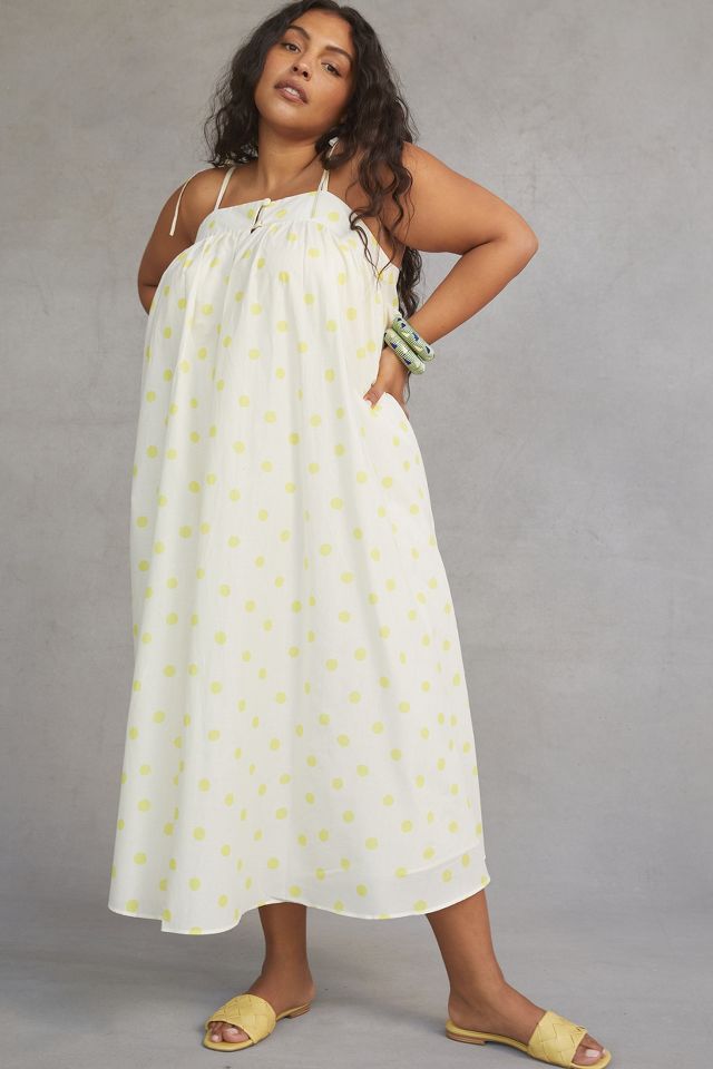 Anthropologie polka dot dress sale