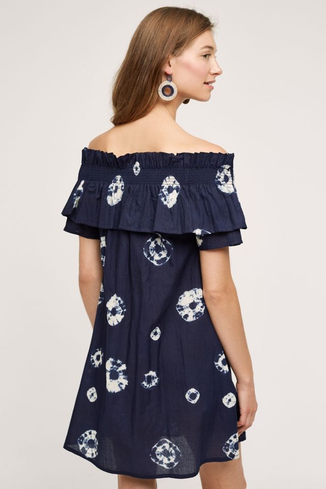 Lou Off-The-Shoulder Swing Dress #1