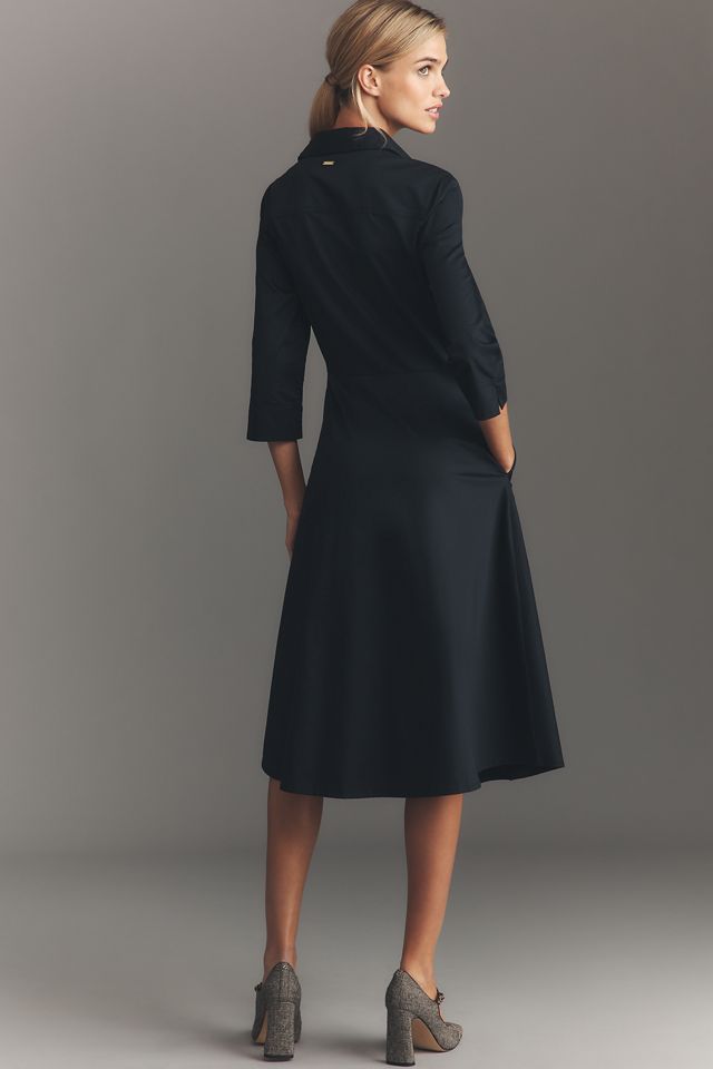 Barbour Saffron Fit & Flare Midi Shirt Dress #1