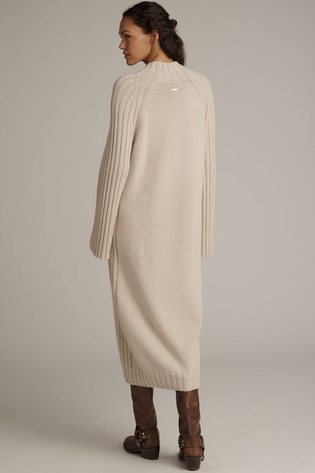 Barbour Vera Long-Sleeve Sweater Midi Dress #1
