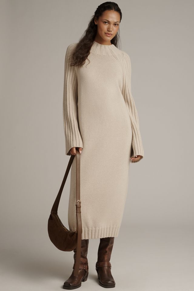 Barbour Vera Long-Sleeve Sweater Midi Dress #3