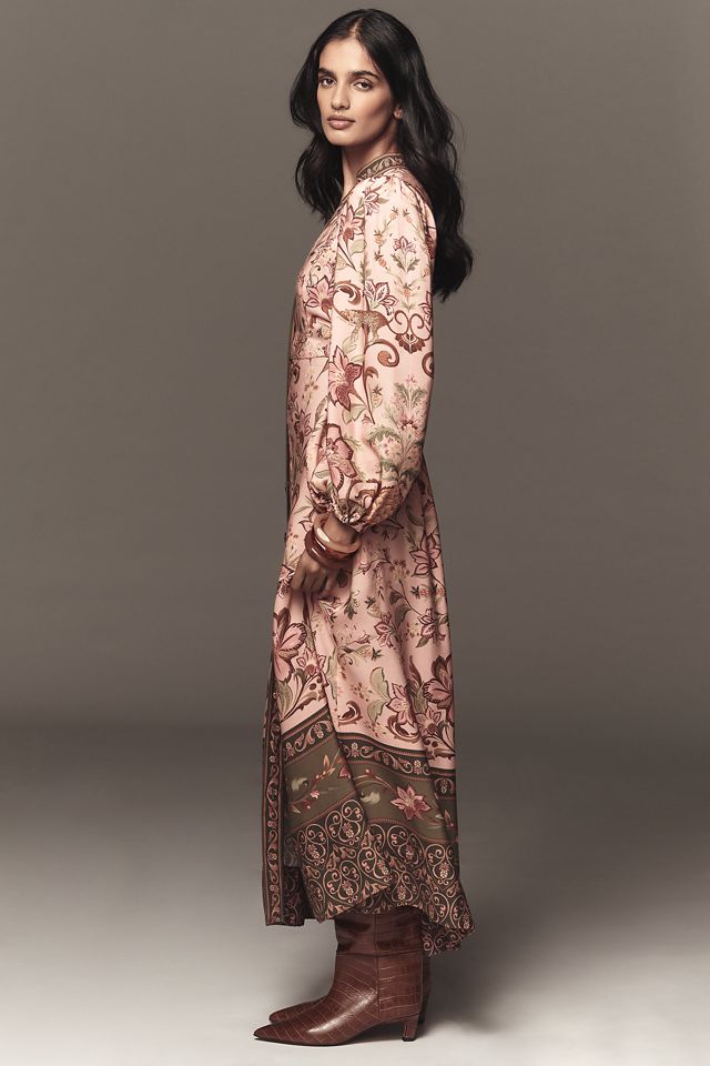 Barbour x Farm Rio Alice Long-Sleeve Maxi Dress #2