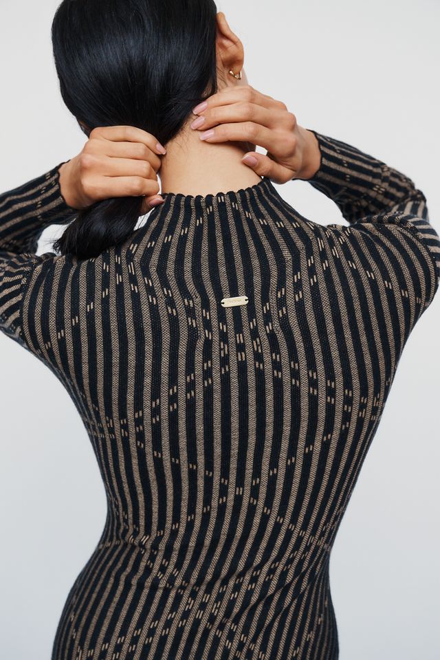 Barbour Adina Cotton Wool Knit Midi Dress #4