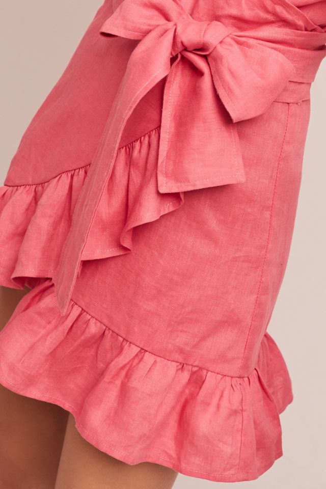 Talulah Linen Wrap Dress #1