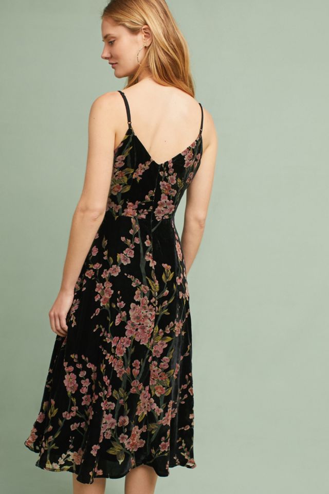 Robe à fleurs effet dévoré Kora #3