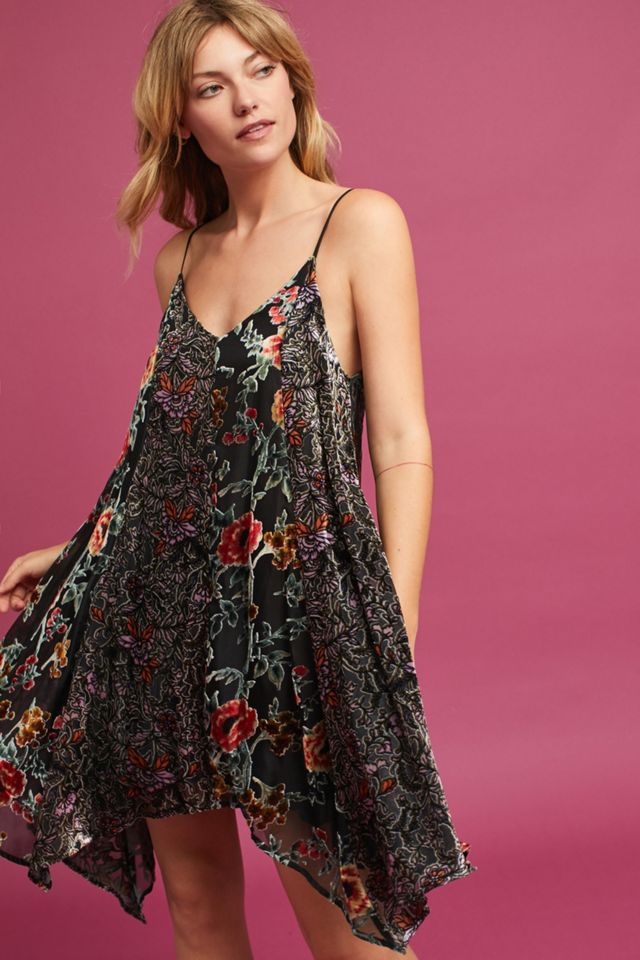 Velvet Swing Dress | Anthropologie