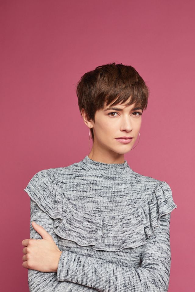 Marled Ruffled Dress #1