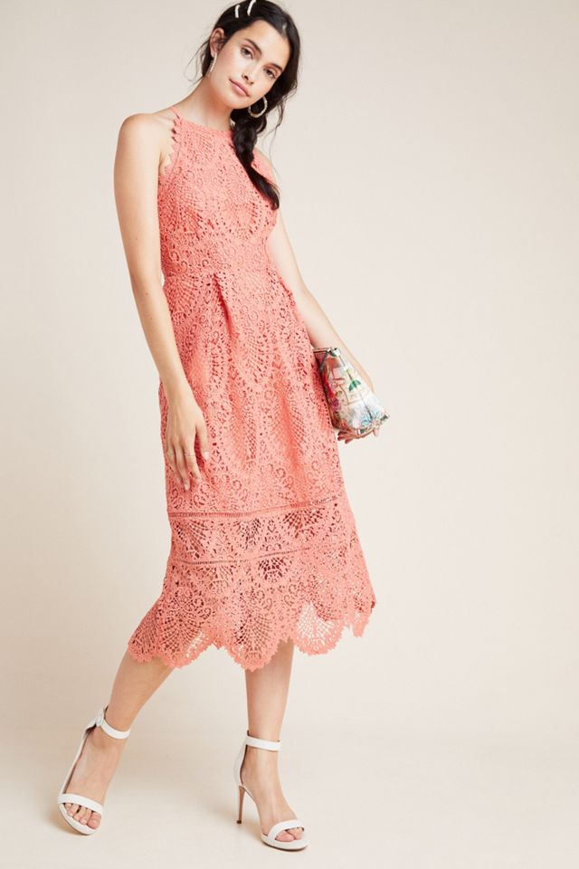 セール! Eri + Ali Ava Lace Midi Dress Ava Lace Midi Dress | Anthropologie