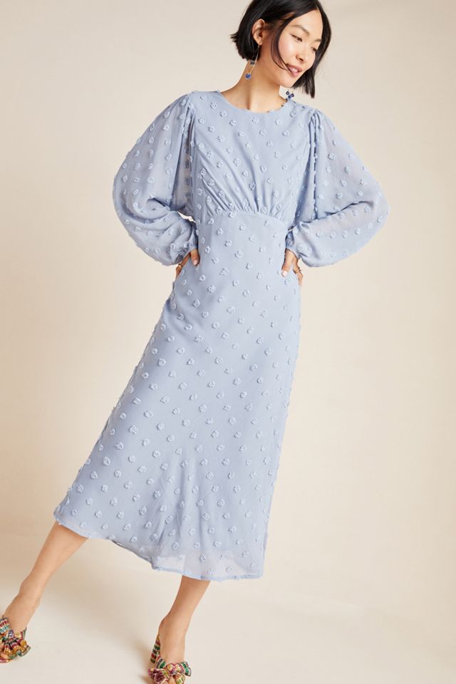 Michaela Textured Midi Dress