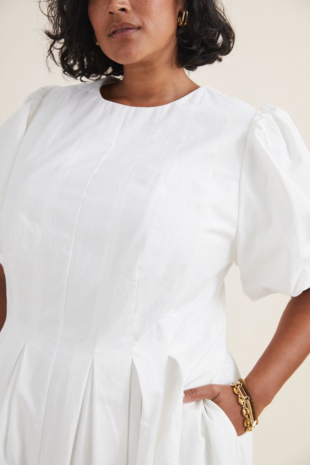 Corset-Seamed Midi Dress #5