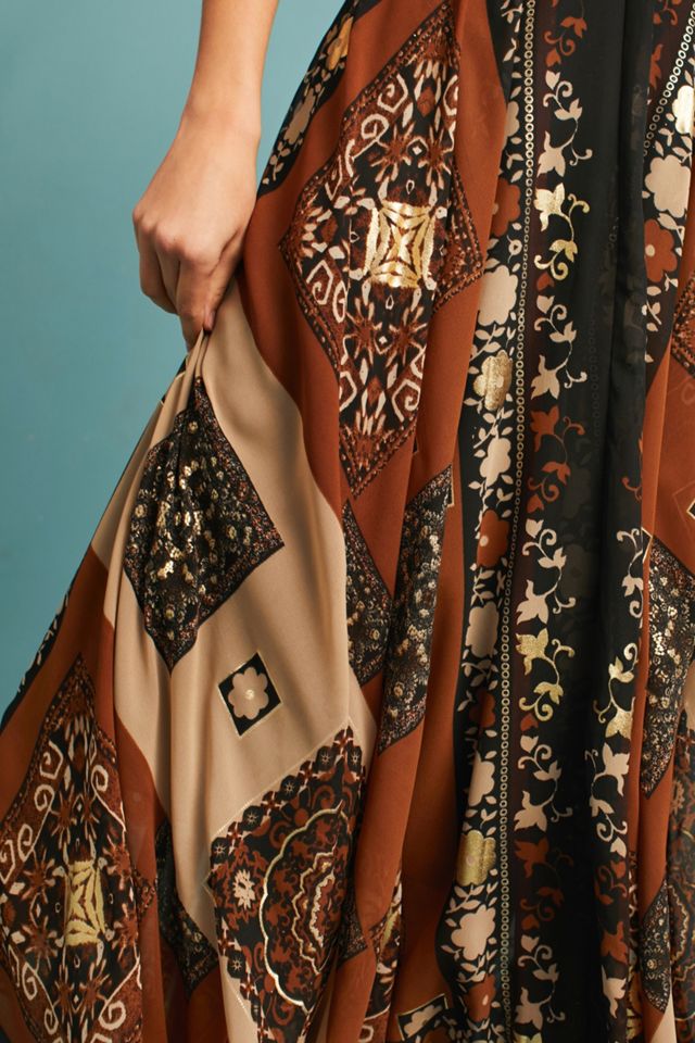 Shenia Embroidered Maxi Dress #1