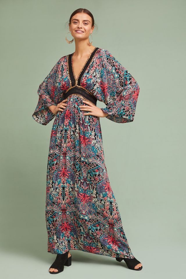 Anthropologie hot sale kimono dress