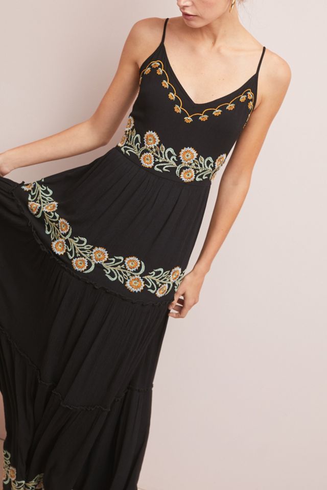 Sarita Embroidered Maxi Dress #2