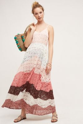 Eyelet Maxi Dress