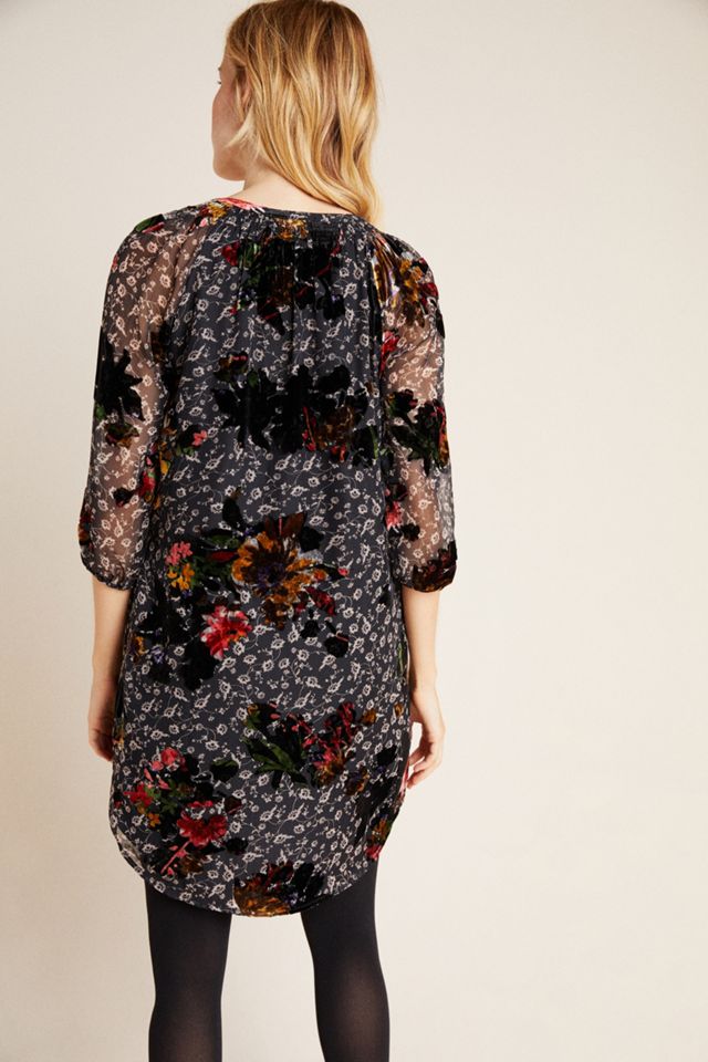 Dora Velvet Burnout Tunic #1