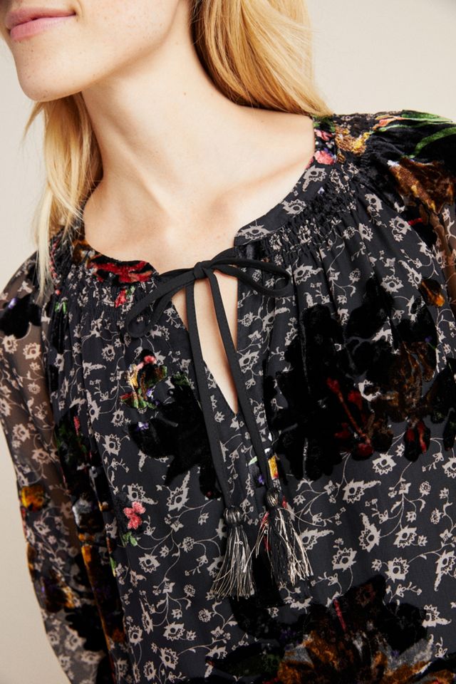 Dora Velvet Burnout Tunic #2
