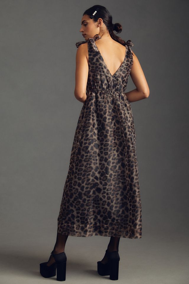 Daniel Rainn V-Neck Organza Dress #2