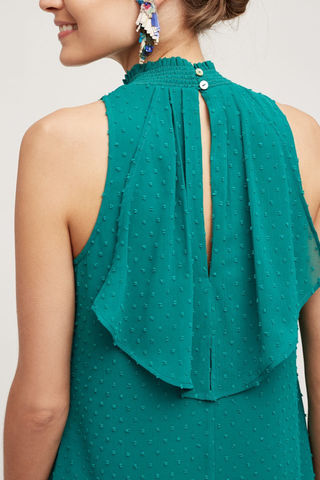 Swiss Dot Halter Dress #2