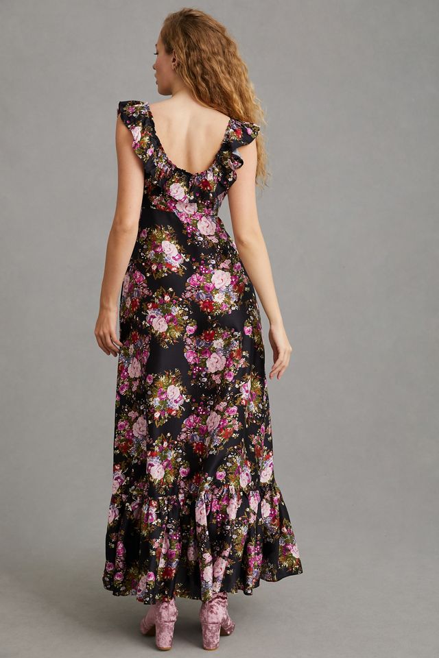 LoveShackFancy Joanna Belted Maxi Dress #4
