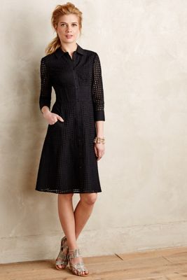 Openwork Shirtdress