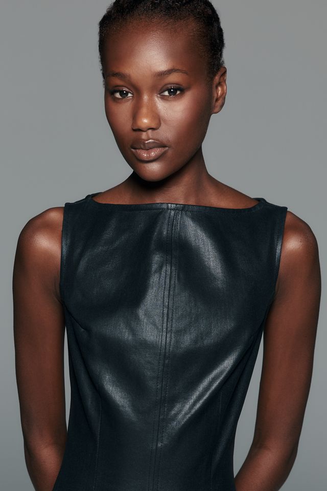 DL1961 Esme Faux Leather Mini Dress #1