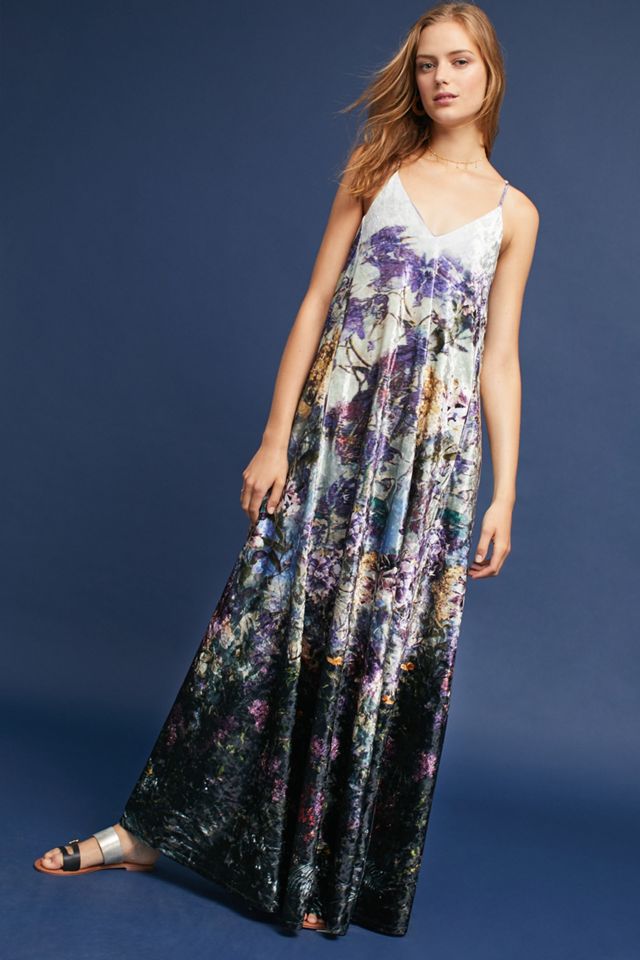 chinese dress ladies Chelsea Maxi Dress ~ Brushed Blooms – Show Me Your Mumu main image 1