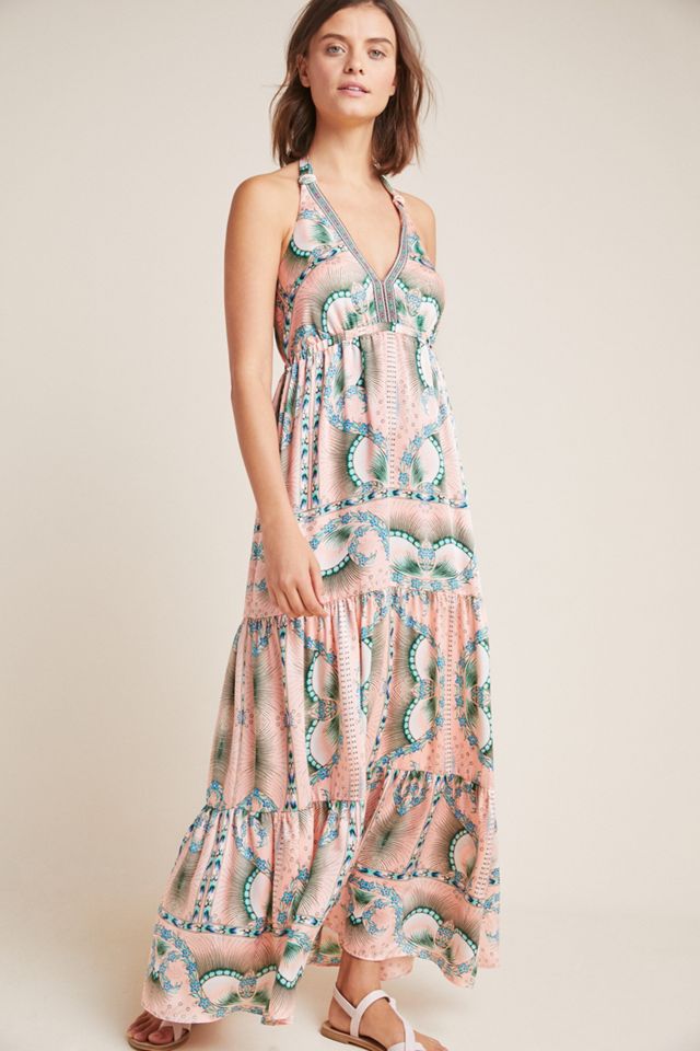 Moroccan Print Maxi Dress | Anthropologie