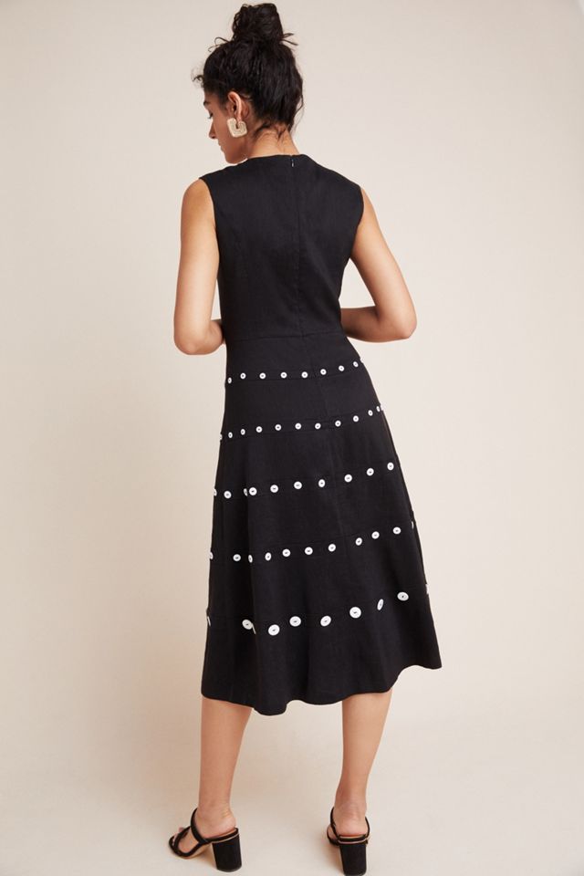 beatrice cotton midi dress Fluid Cotton Midi Dress