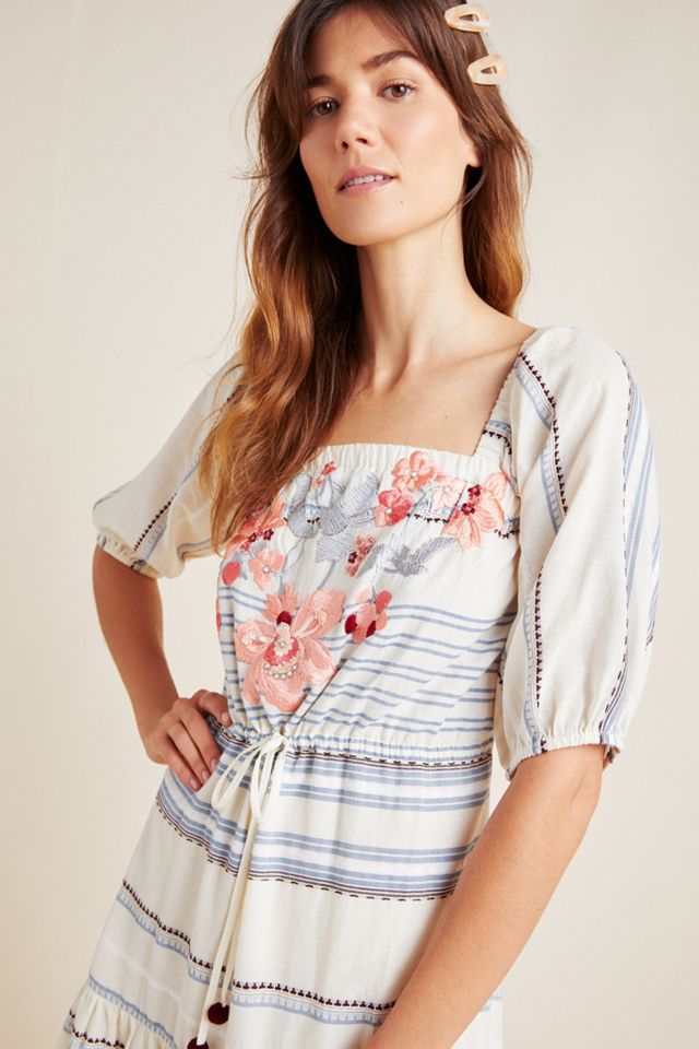 Alain Striped Midi Dress #1