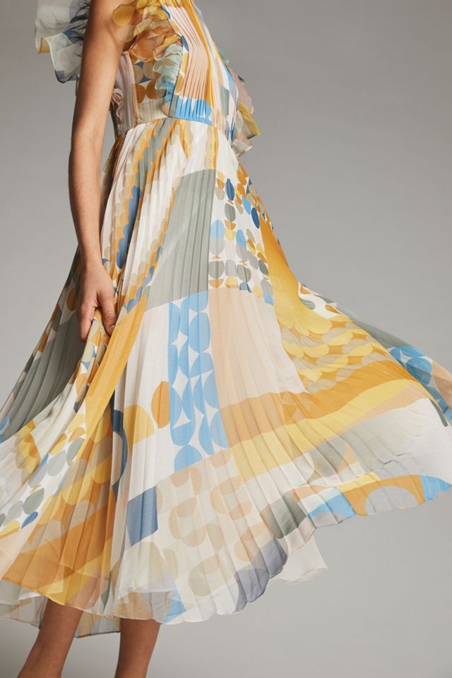 Norma Pleated Maxi Dress #2