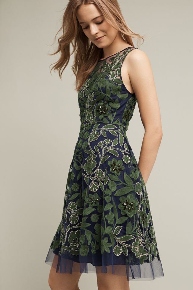 Embroidered Fern Dress #1