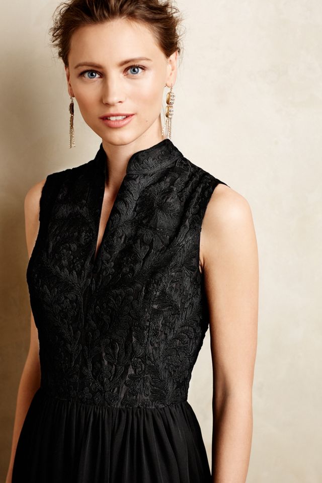 Leaflet Embroidered Maxi Dress #2