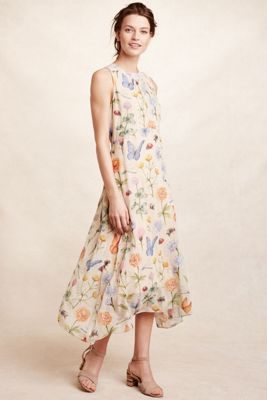 Butterfly Garden Midi Dress