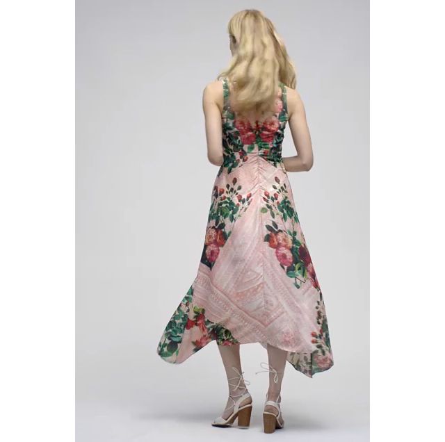 Butterfly Garden Midi Dress Anthropologie