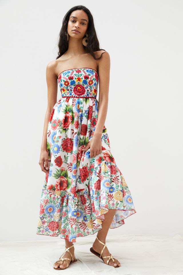 Floral anthropologie clearance dress