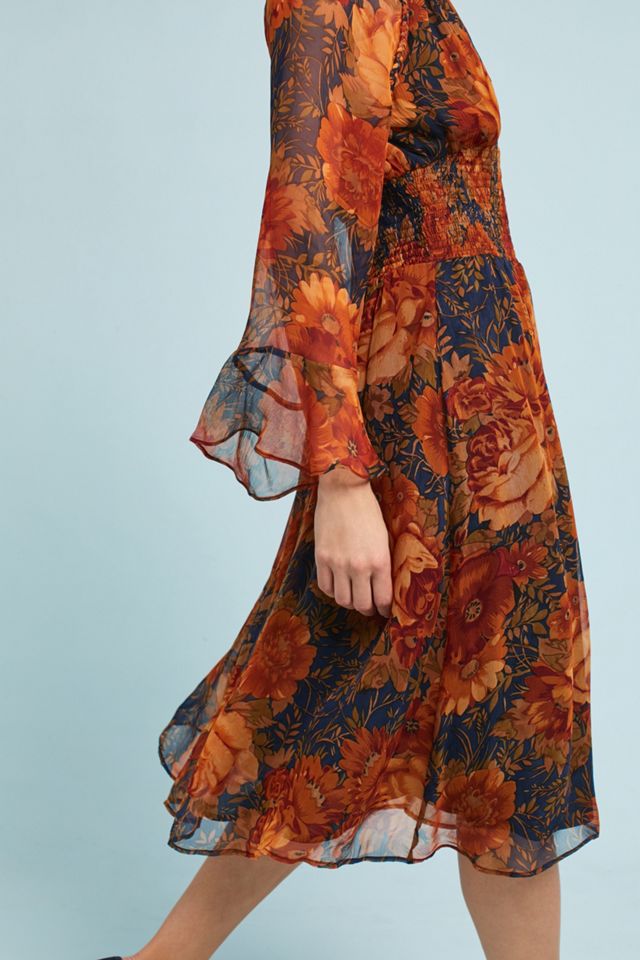 Antik Batik Floral Midi Dress #2