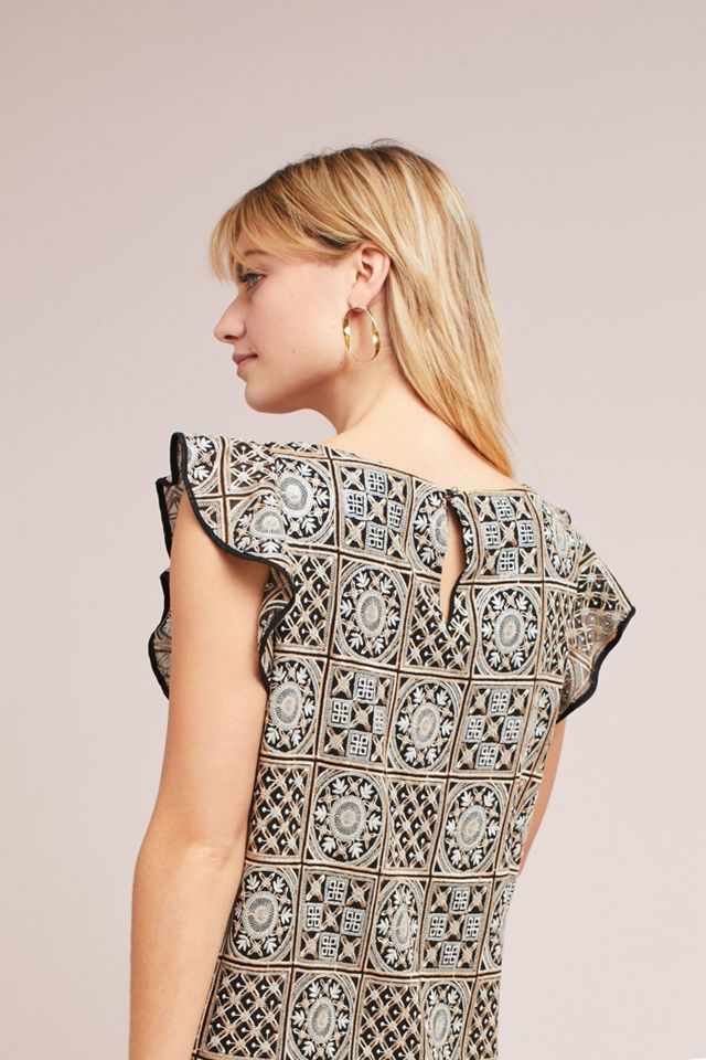 Antik Batik Petite Metallic Tile Dress #2