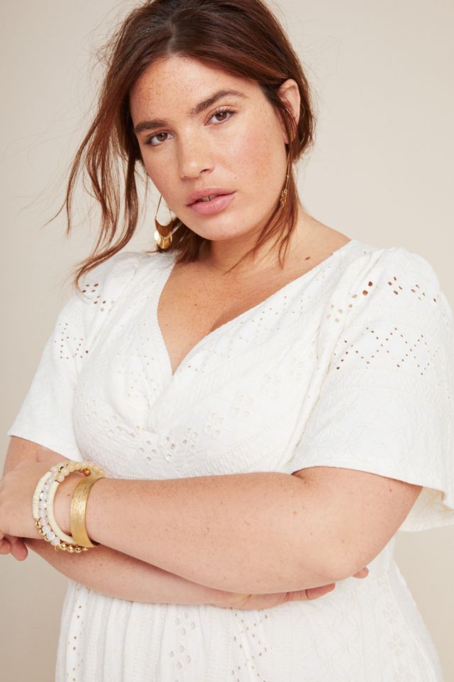 Maeve Rochelle Eyelet Maxi Dress #6