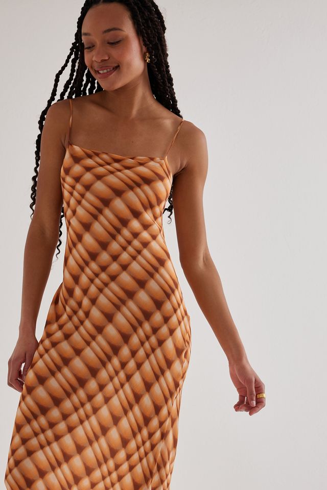 Robe longue dos nu en soie Soleil Bec + Bridge #2