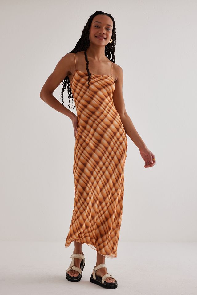 Robe longue dos nu en soie Soleil Bec + Bridge #4