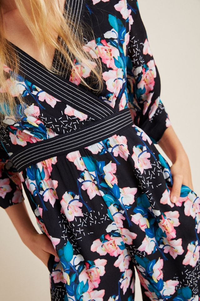 Montage Floral Wide-Leg Jumpsuit #1