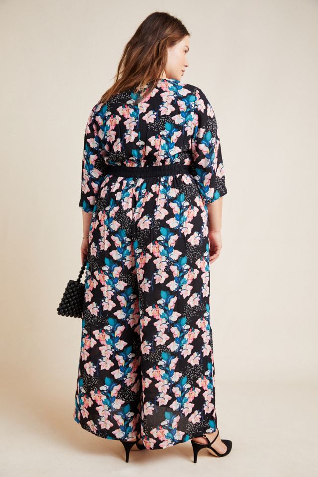Montage Floral Wide-Leg Jumpsuit #6