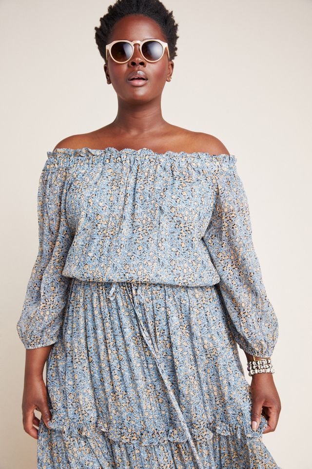 Off the shoulder peasant clearance dress